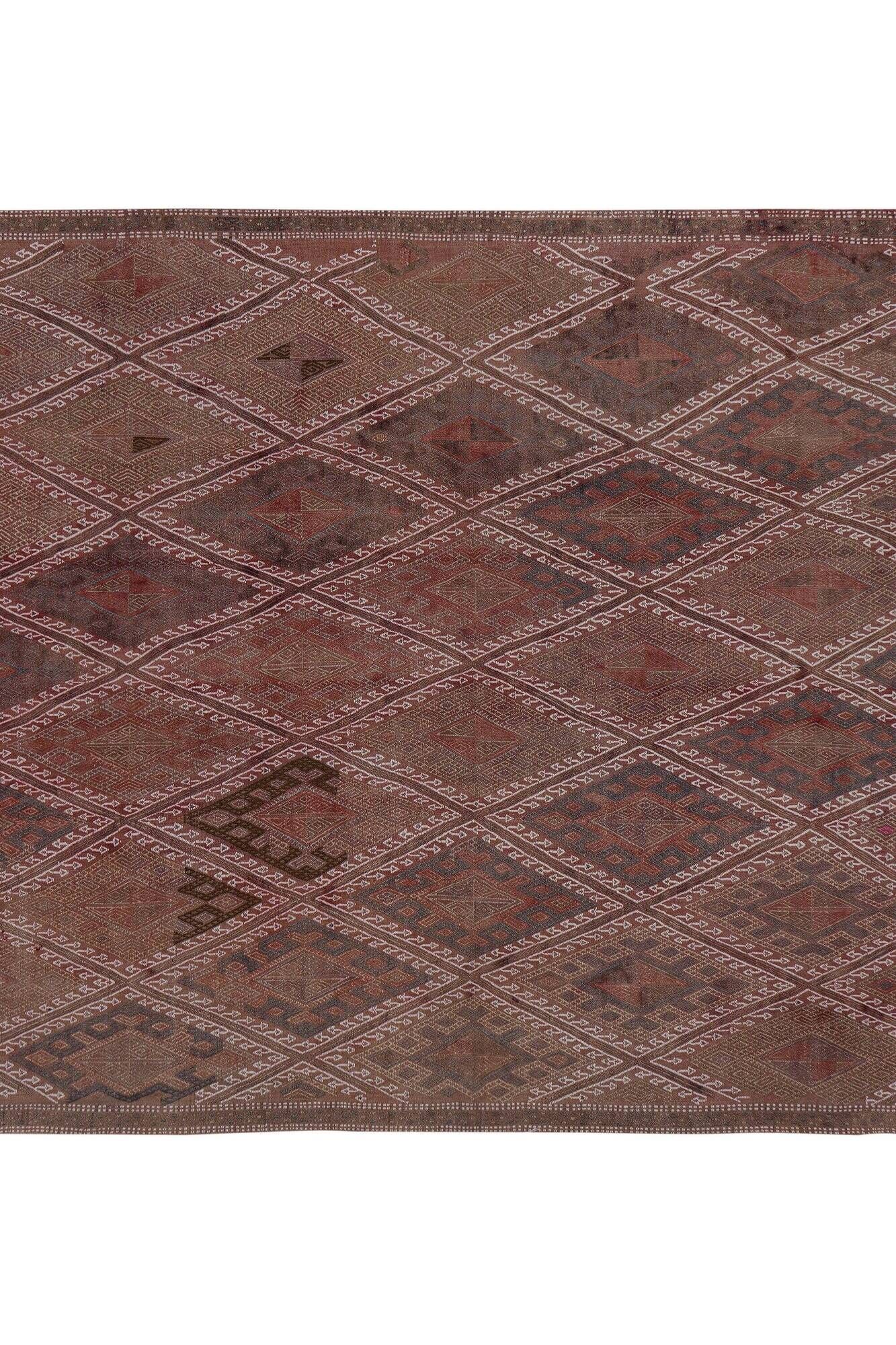 Vintage Turkish kilim handwoven 174x230 cm