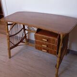Rattan desk