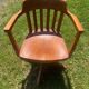 Fauteuil de bureau pivotant bois