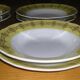 Earthenware plate service for 6 people: 12 pieces
