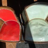 Set of 6 art deco dining chairs