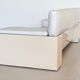 Cini Boeri for Knoll Three Seater Sofa 'Brigadier' in White Leather, 1970s