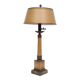 Large Metal Classical Greek Colum Table Lamp 1970 USA