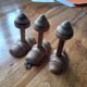 3 Wooden coat rack