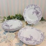 6 Cauldon Clarence Earthenware Dinner Plates