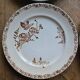 Flat plates, ironstone, poppies