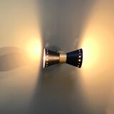 Pair of Italian diabolo wall sconces, 1950s design.