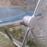 Plia chair in blue plexiglass by Giancarlo Piretti for Castelli