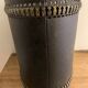 Napoleon III paper basket in leather imitation painted sheet metal