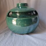 Vase boule vert turquoise