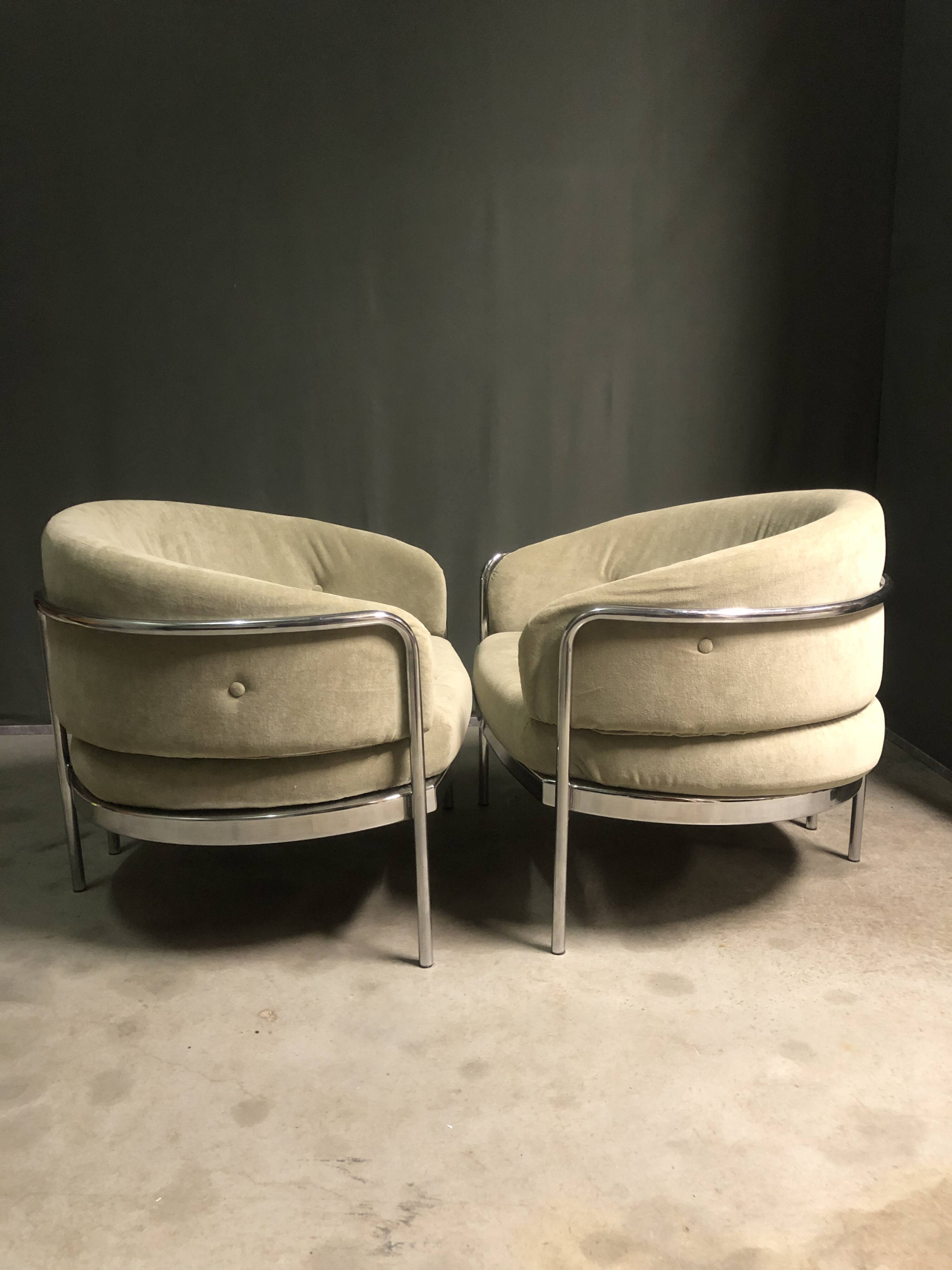 Pair of hans ell sz18 lounge chair for 't spectrum. netherlands, 1970's.