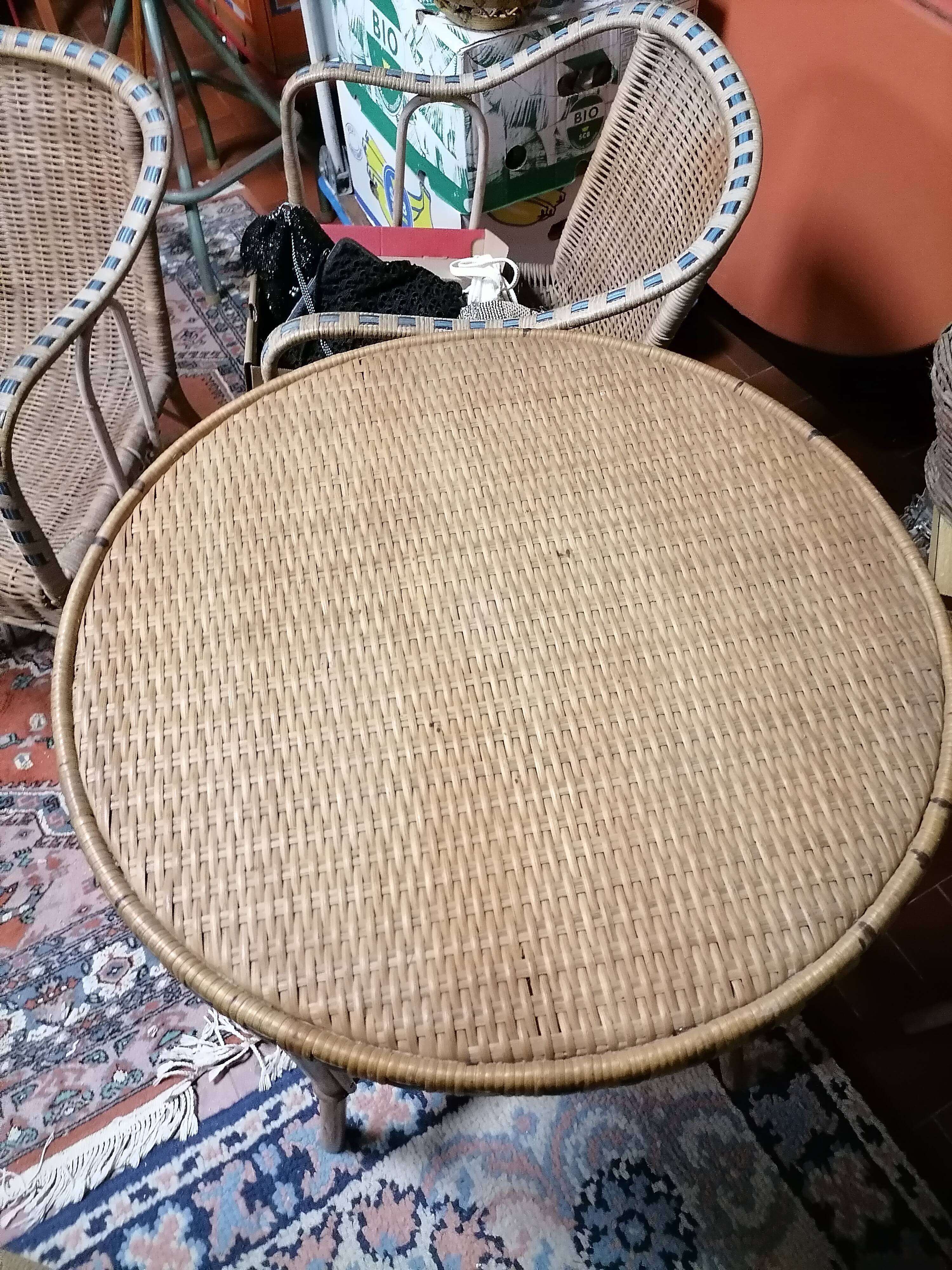 Garden rattan living room