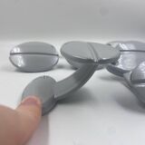 5 Gray coat hook