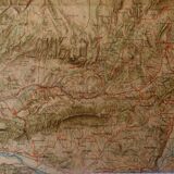 Carte ancienne Haute Provence, Luberon