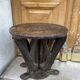 Wooden pedestal table