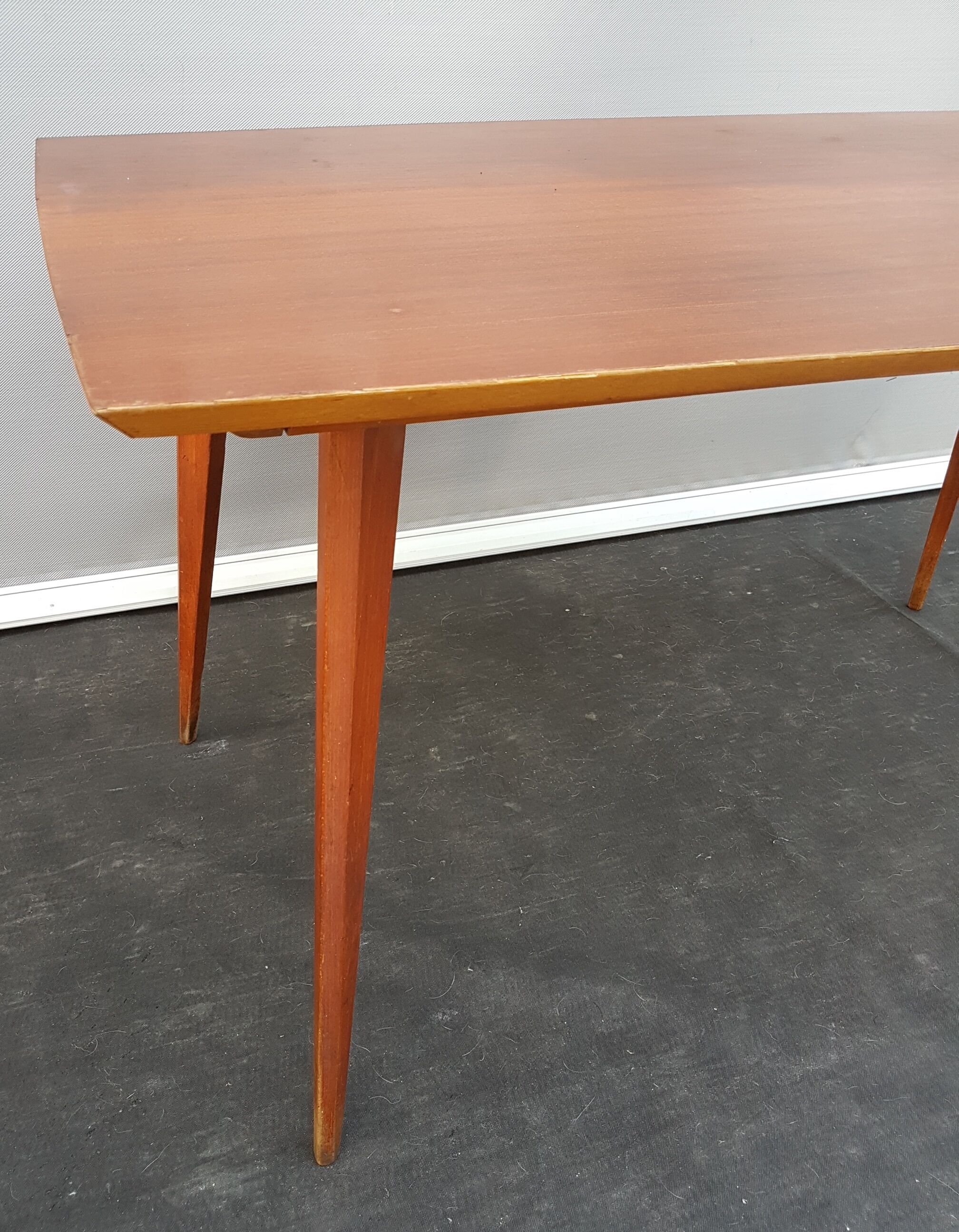 Scandinavian expandable table in teak, 1950