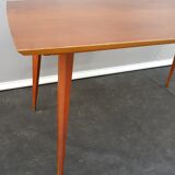 Scandinavian expandable table in teak, 1950