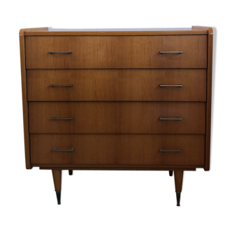 Beautiful 60s honey chest of drawers in a beautiful state