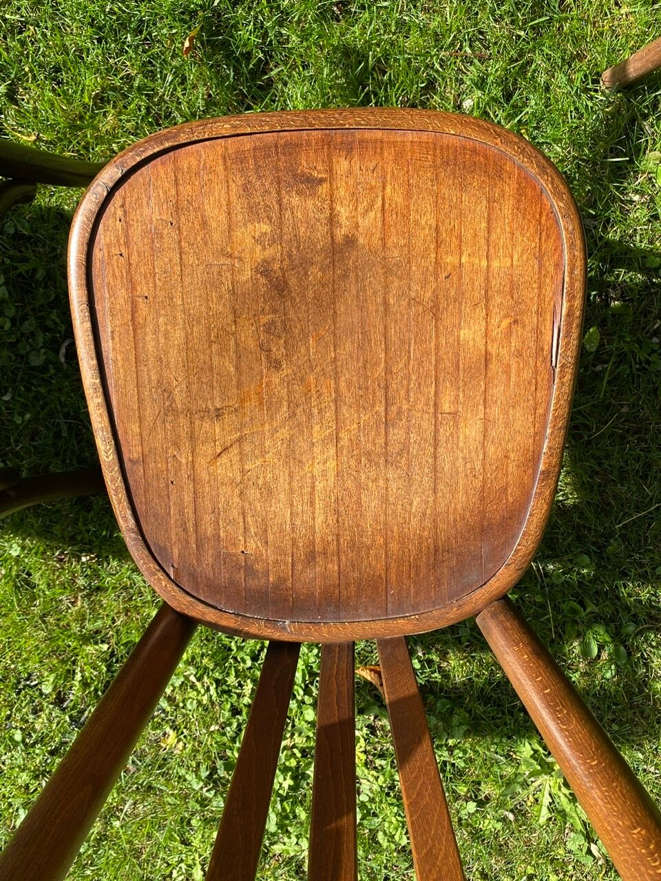 Set of 6 chairs bistro Fischel early XX century