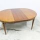 Louis XV round table + 3 extensions 115 cm max 2m50