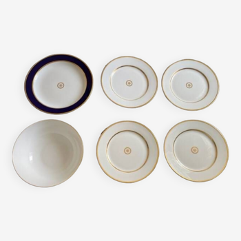 Lot de vaisselle bernardaud modele sparte or