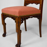 Set of 4 Japanese chairs by Gabriel Viardot, circa 1880