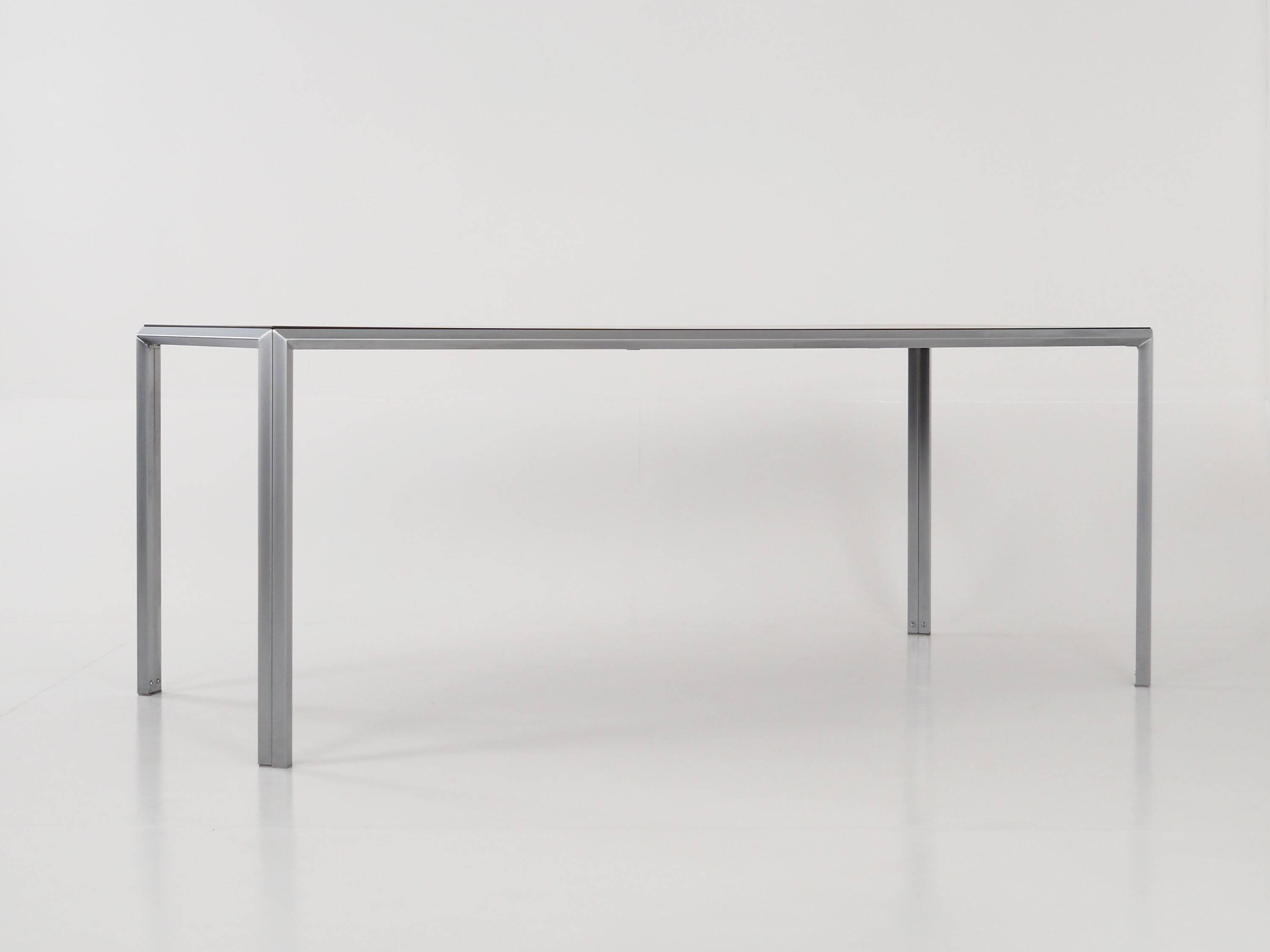 Aluminium desk, Scandinavian design, 1980s, manufacture: Montana Furniture