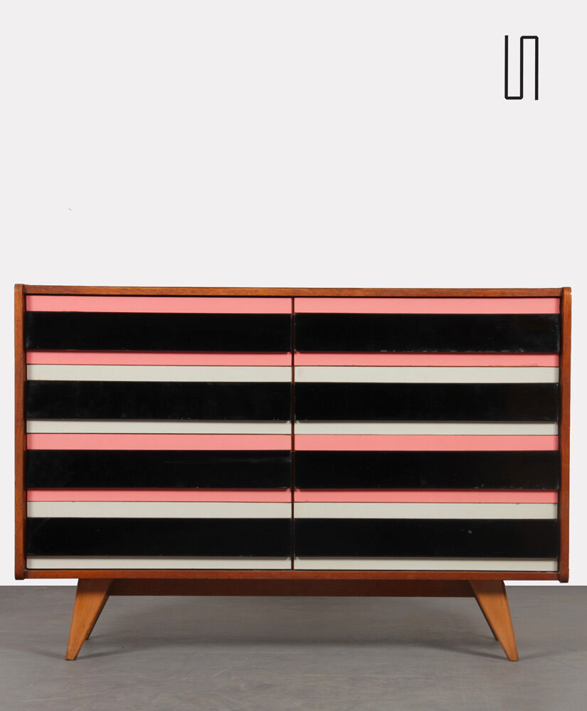 Vintage chest of drawers by Jiri Jiroutek, model U-453 dating from the 1960s