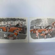 Set of posters 'Pèche-Picnic'