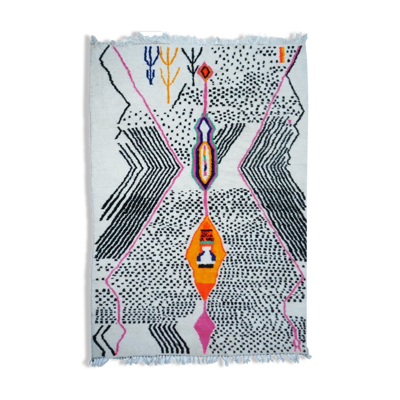 Tapis berbère coloré 307x203cm