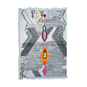 Colorful Berber carpet 307x203cm