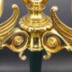 Flamboyant Pair of Candelabra/Chandeliers Solid Bronze Empire Style