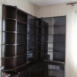 Scandinavian style angle bookcase, modular, 1970s