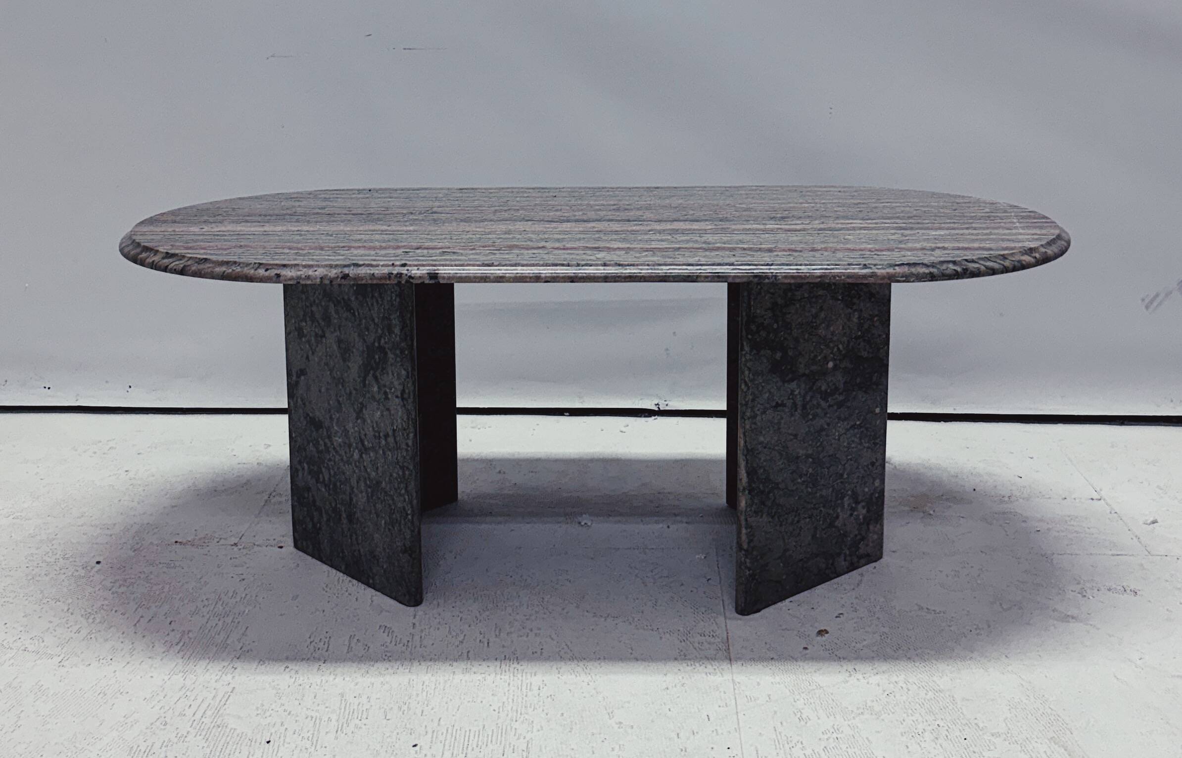 Oval vintage coffee table