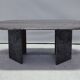 Oval vintage coffee table