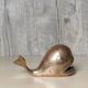 Brass whale ashtray