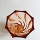 Vase rose en verre