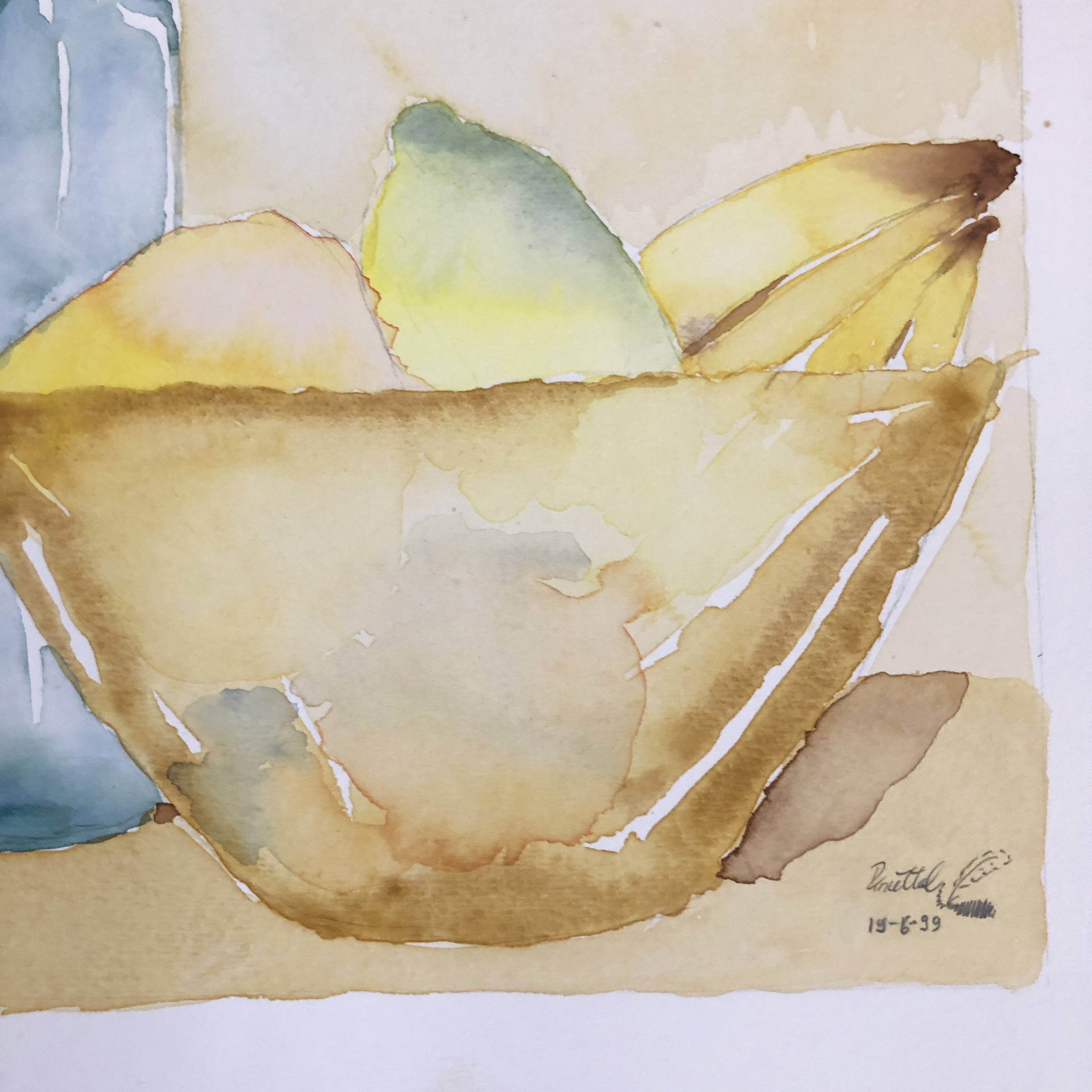 Watercolour post-impressionist, Germany, 1990s