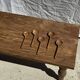 Small spoon, round kitchen utensil in teak L16 D2