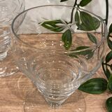 Set of 6 engraved wine glasses