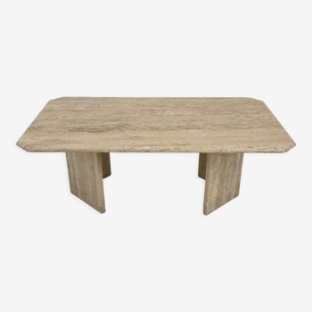 Italian travertine coffee table