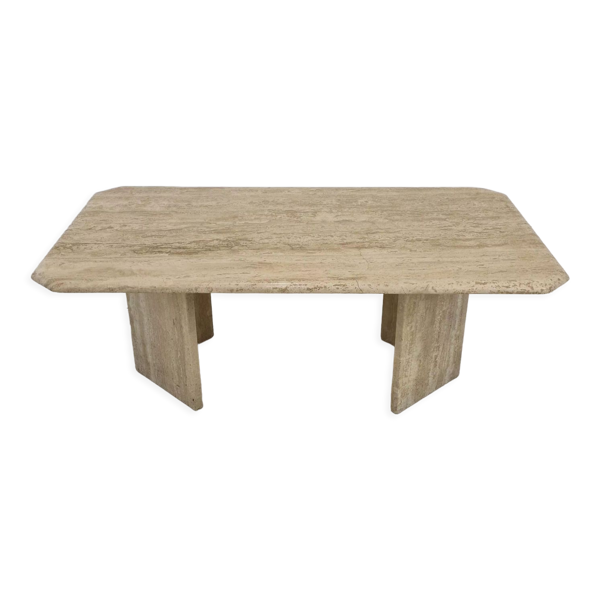 Table basse en travertin italien