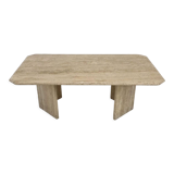 Italian travertine coffee table