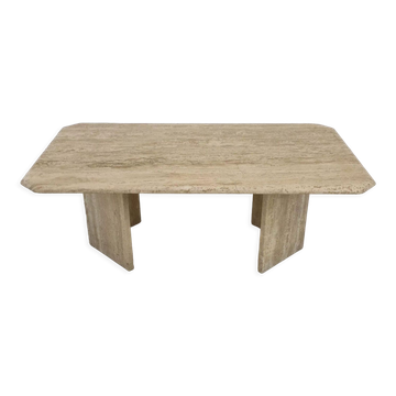 Table basse en travertin italien