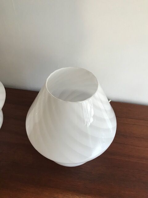 Murano 70s Lamp Pair