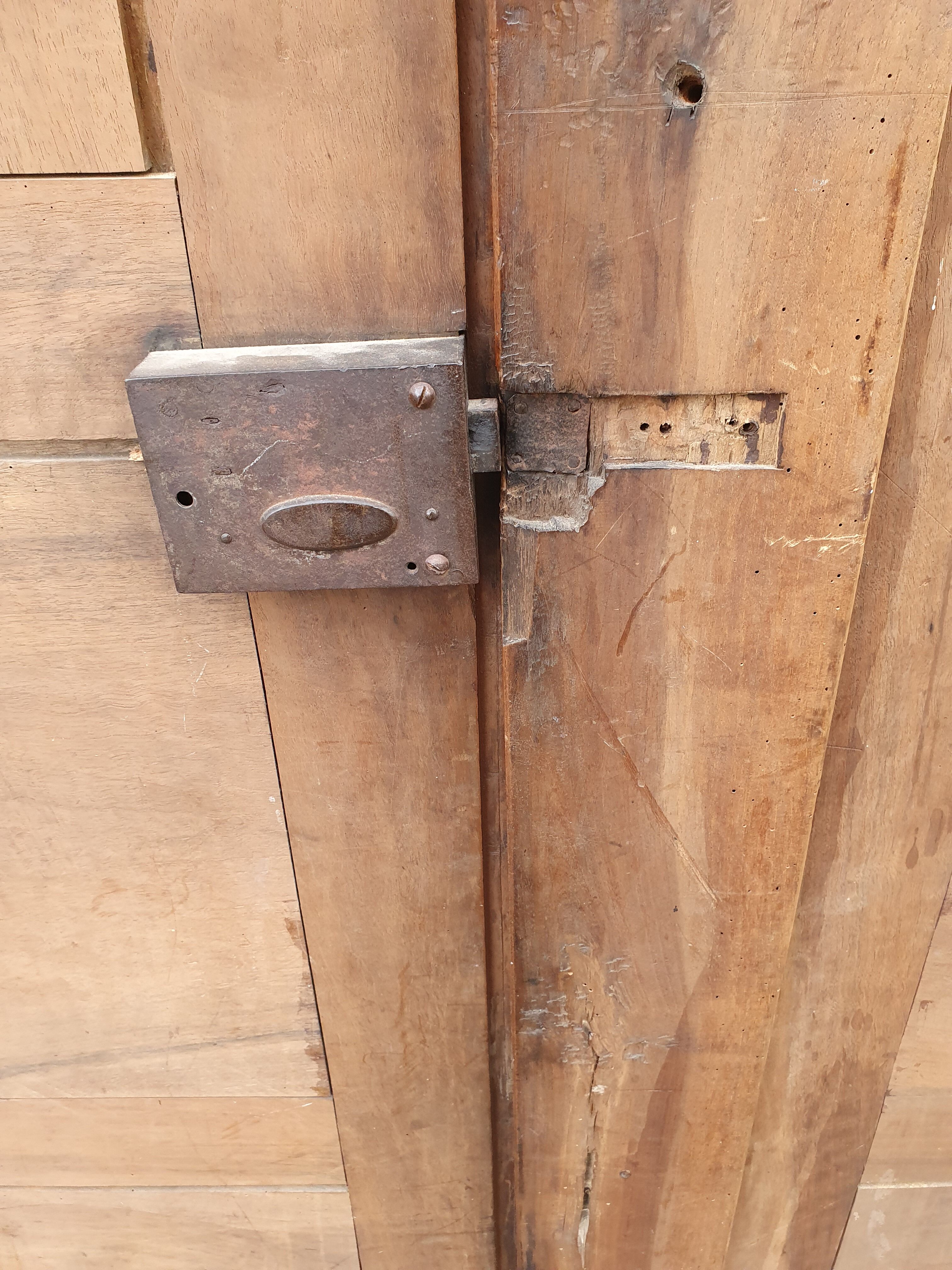 Pair of old doors from the 18th century