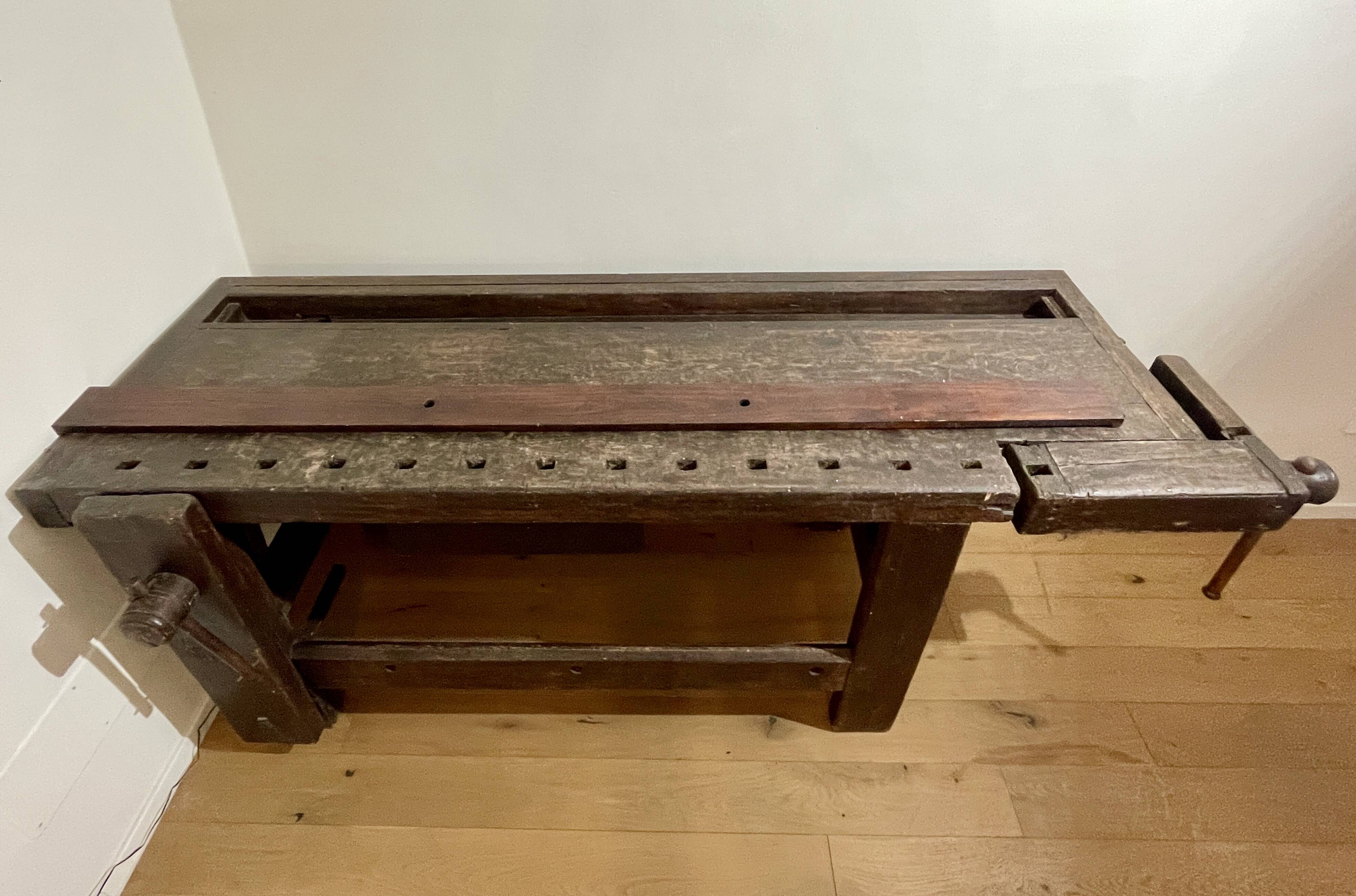 antique carpenter's table