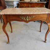 Gueridon middle table console marble tray of the 19th century