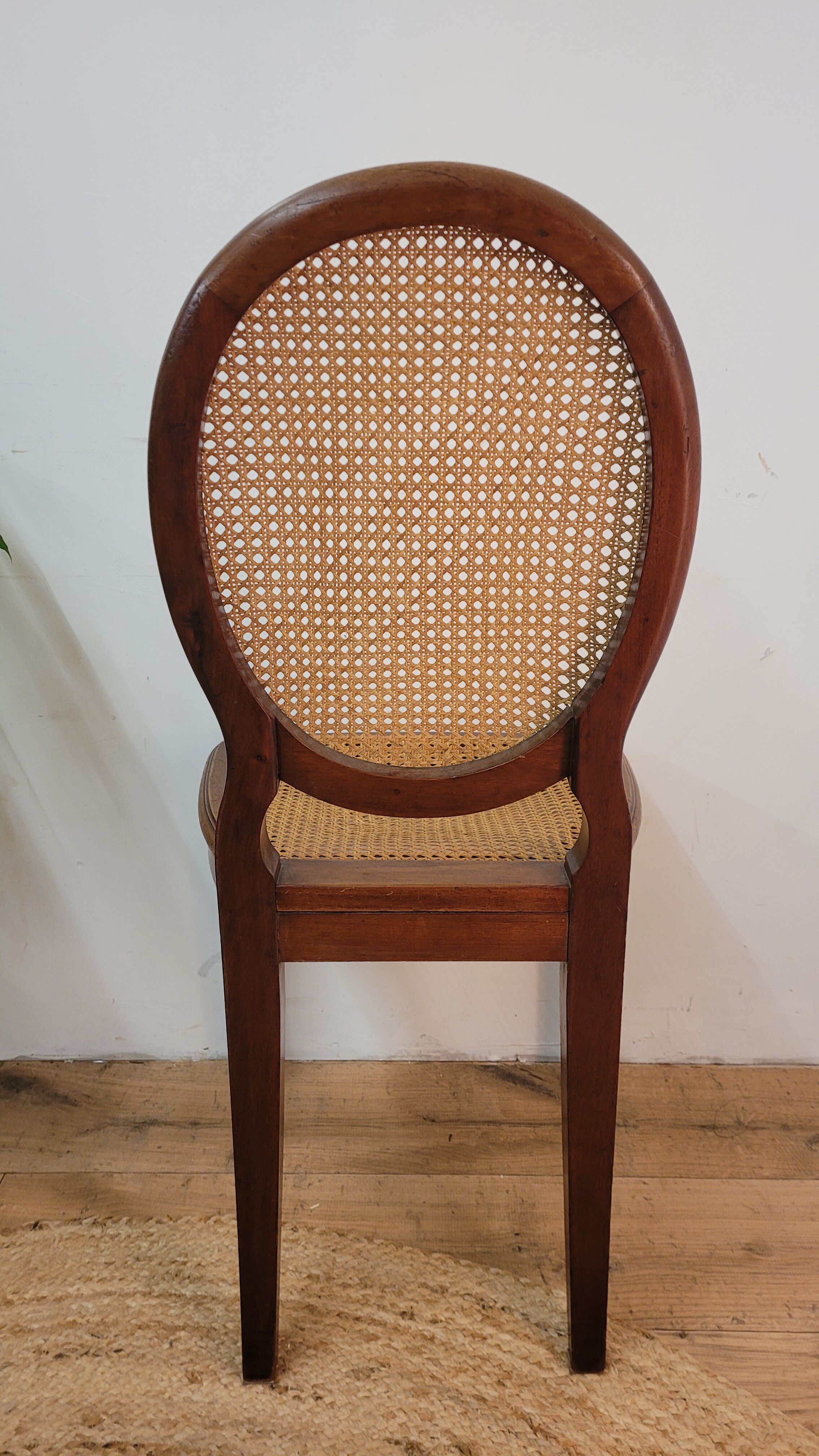 5 Louis XVI style medallion chairs