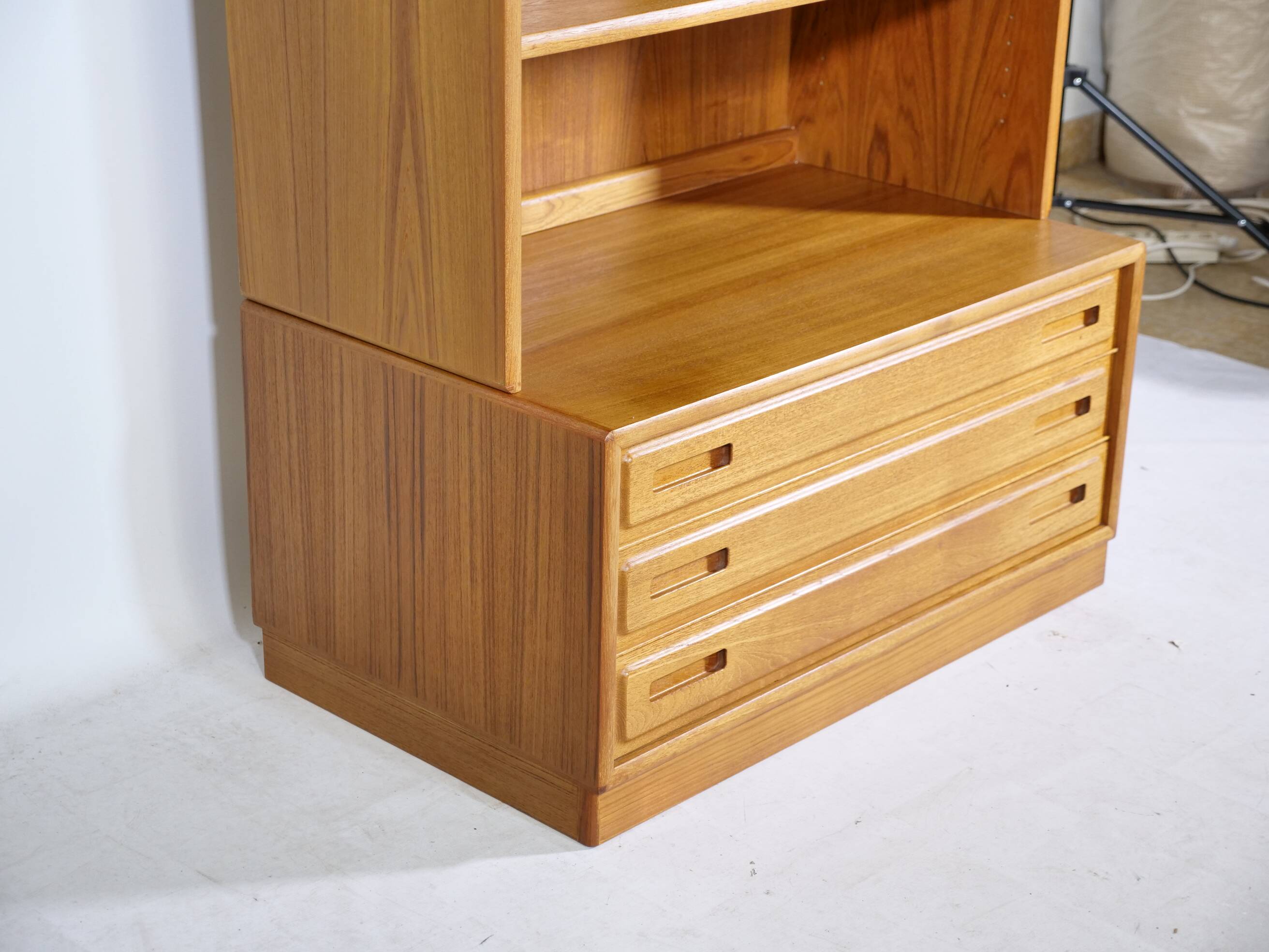 Meuble à tiroirs en teck Skandi Design Shelf 2, années 1970